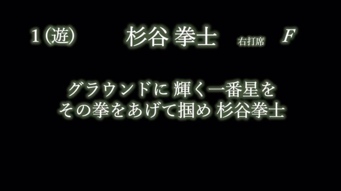 応援歌1-9リクエスト その83 応援歌1-9リクエスト その83