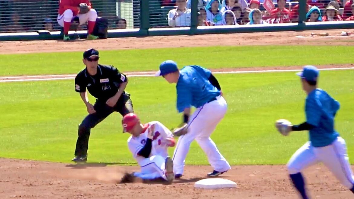 山本祐大のさすがの送球と牧ちゃんのナイスタッチで盗塁阻止！ 横浜DeNAベイスターズ 2024/5/3