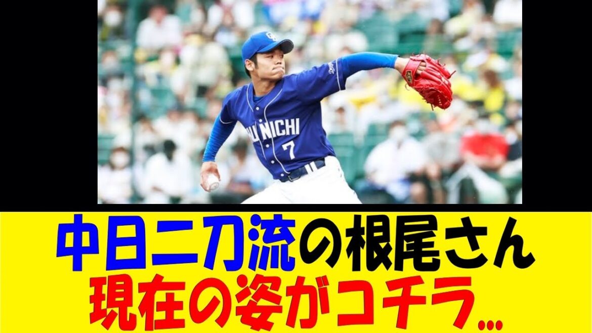 中日二刀流の根尾さん、現在の姿がコチラ...【反応集】【野球反応集】【なんJ なんG野球反応】【2ch 5ch】