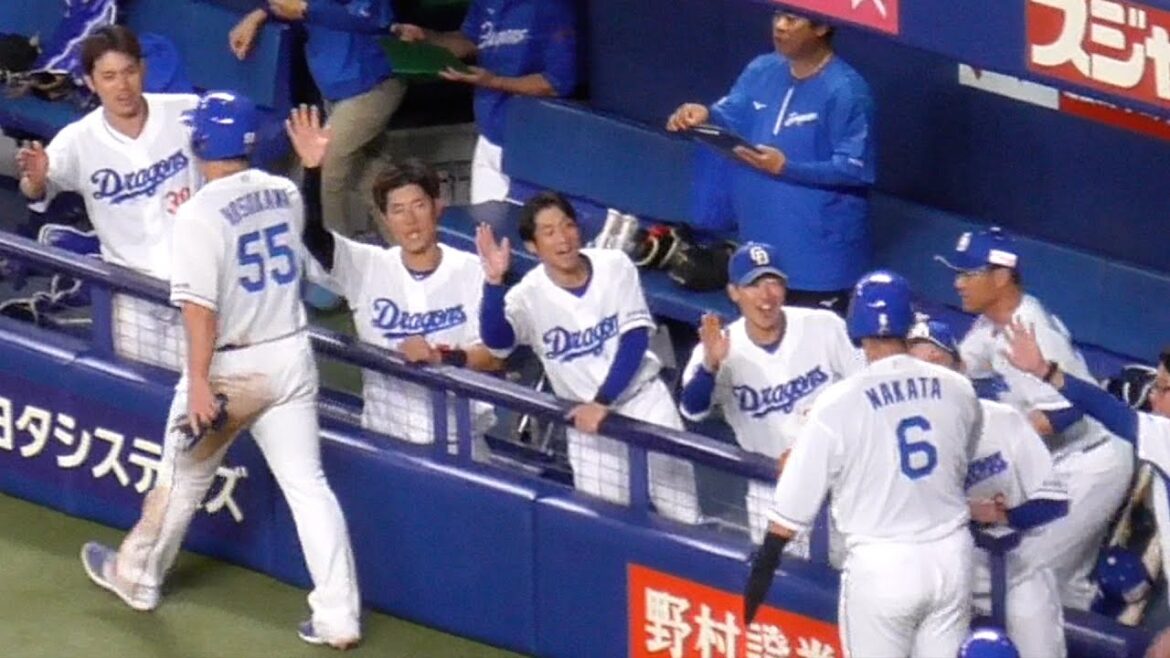 【ノーカット】6回裏の猛攻　きっかけは中田翔のフォアボール　細川成也フェンス直撃の2塁打　そしてカリステが決めた！　中日ドラゴンズVS東京ヤクルトスワローズ　2024/04/17