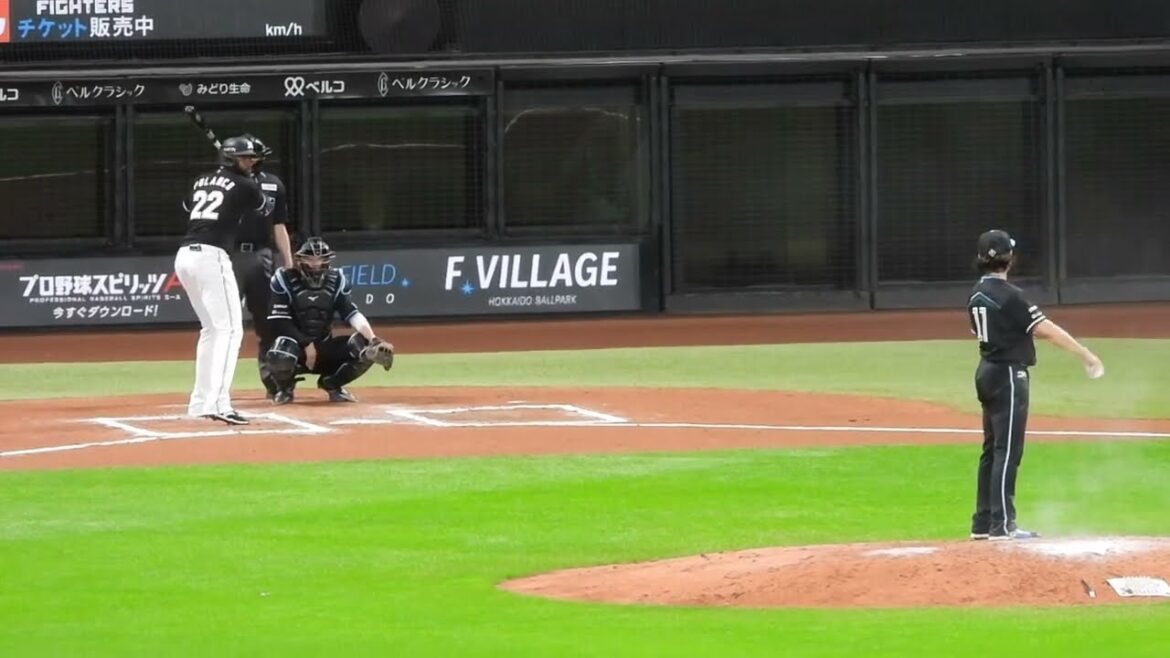 エスコン、ロッテのビジター応援が凄まじすぎる…伊藤大海vsポランコ