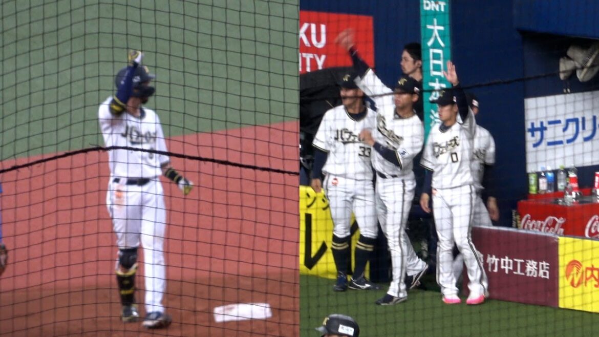 連敗ストップにつながった値千金のタイムリーツーベース!!宗のガッツポーズにベンチも盛り上がる!!