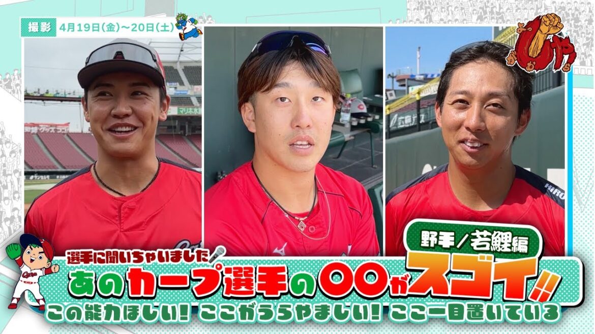 企画動画『あのカープ選手の○○がスゴイ！~若鯉編~』