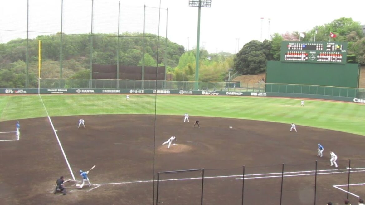 福田光輝を三振にとる直江大輔＜読売ジャイアンツ 対 日本ハムファイターズ 2024年4月18日＞