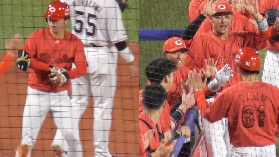 4回表、黒原タイムリースリーベース&菊池タイムリー内野安打でついに同点じゃあ！2024年4月25日