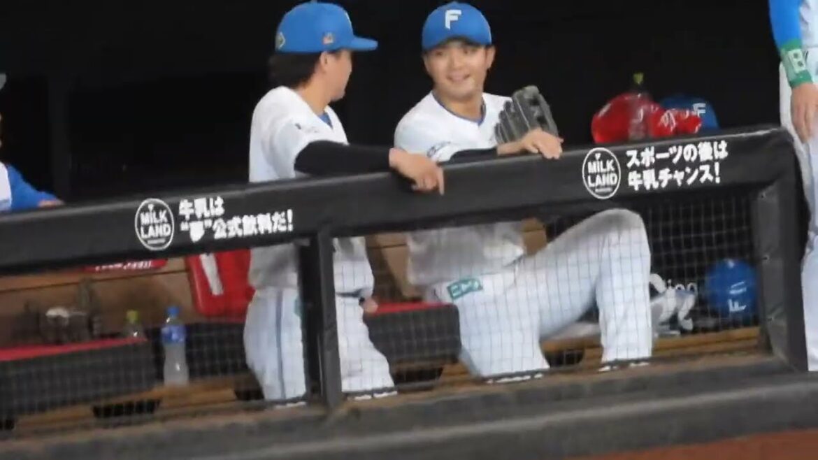 『必殺・うずしおカーブ』河野竜生がピンチで登板するもオリックス代打宗佑磨に上手く捌かれる瞬間　エスコンフィールド北海道日本ハム対オリックス