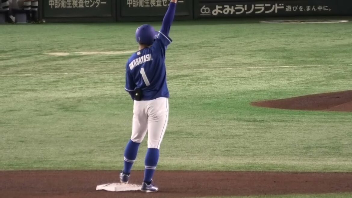 -2024.04.25-【NPB】５回表 岡林勇希 均衡を破るライトオーバーのタイムリー2塁打！ 中日ドラゴンズ（vs読売）