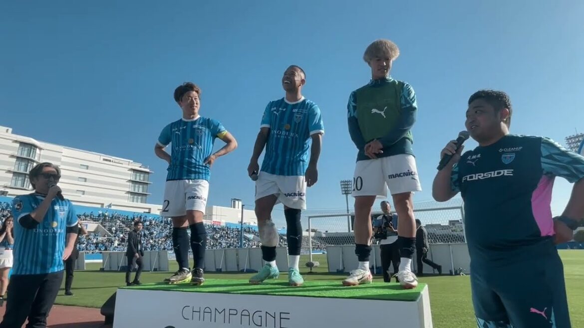 【5/3 水戸ホーリーホック戦】ビクトリーステージ supported by CHAMPAGNE COLLET 岩武克弥・村田透馬・カプリーニ