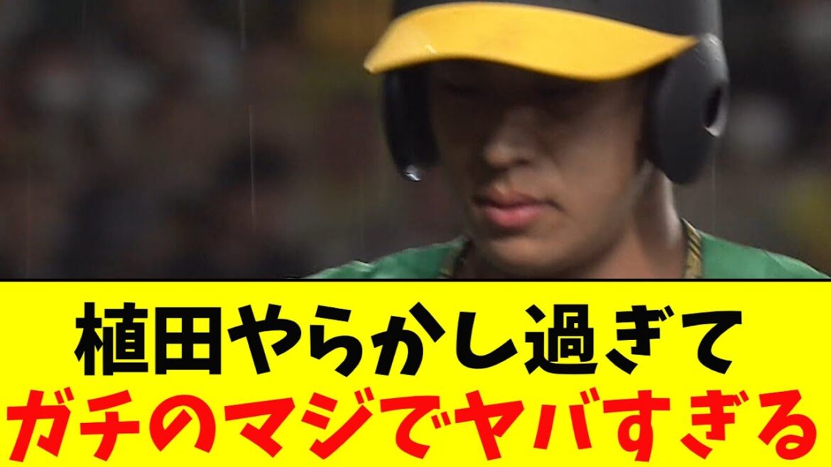 阪神タイガース・植田がやらかし過ぎてガチのマジでヤバすぎるとなんｊ民とプロ野球ファンの間で話題に【なんJ反応集】
