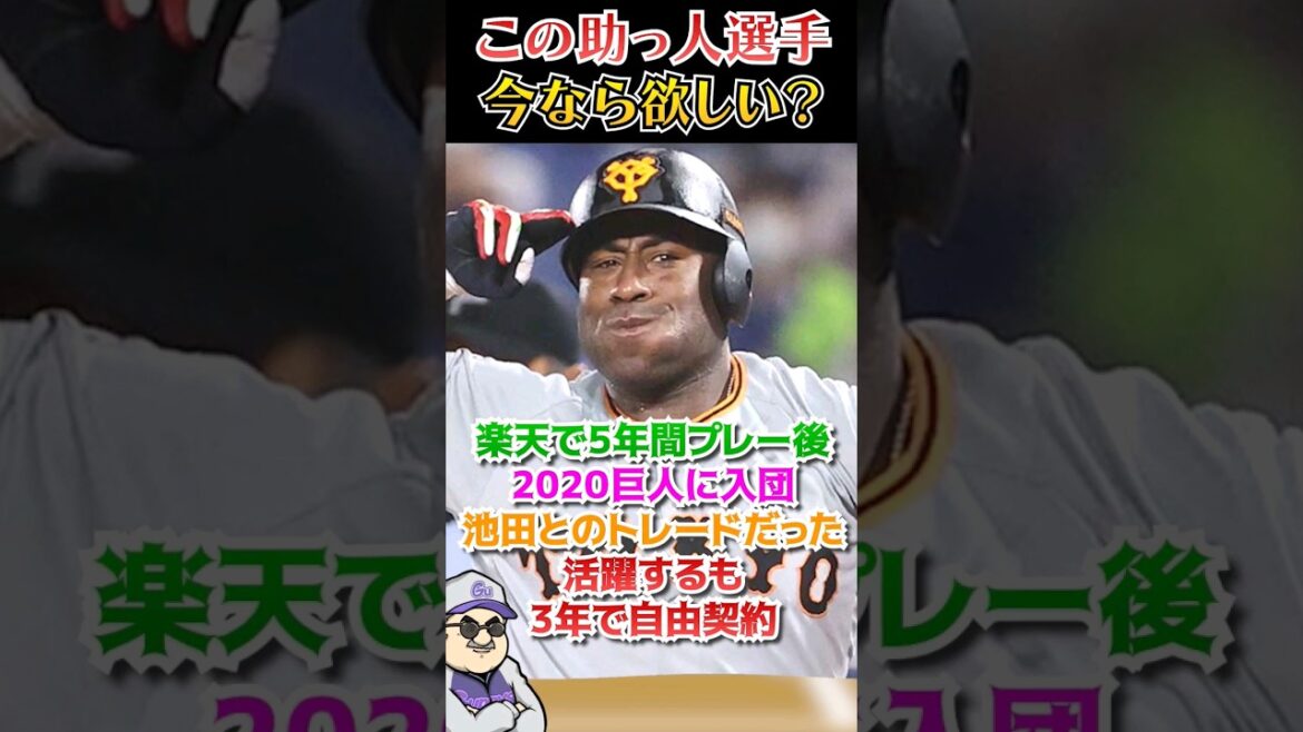 【読売ジャイアンツ】今ならこの選手欲しい？【コメントお願いします】