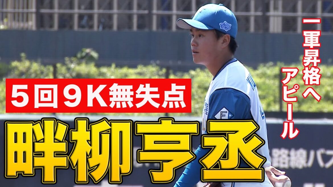 先発・畔柳亨丞5回無失点9奪三振の好投!水谷HR&タイムリー 5/5 北海道日本ハムvs楽天~ファーム~ハイライト『GAORAプロ野球中継~ファーム~(北海道日本ハムファイターズ) 先発・畔柳亨丞5回無失点9奪三振の好投!水谷HR&タイムリー 5/5 北海道日本ハムvs楽天~ファーム~ハイライト『GAORAプロ野球中継~ファーム~(北海道日本ハムファイターズ)
