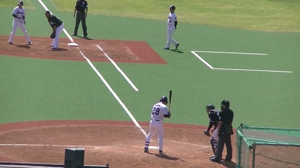 小川泰弘を打ち取る二木康太【ヤクルトスワローズ対 千葉ロッテマリーンズ イースタン2024年4月19日】