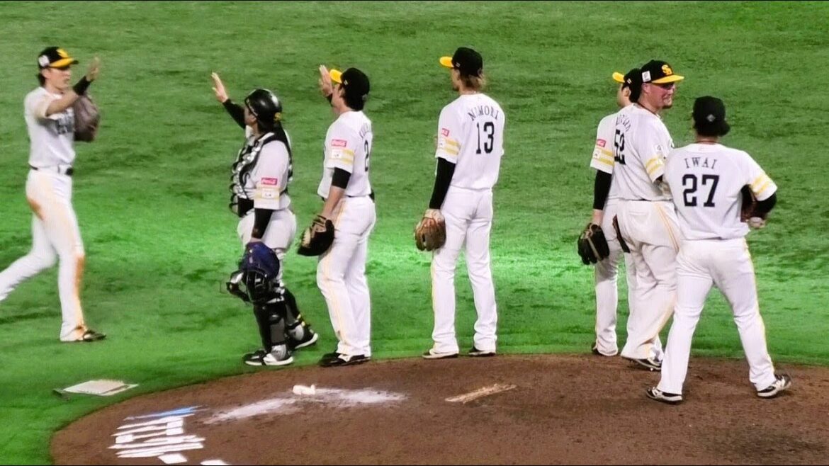 ホークス7連勝！の瞬間～岩井俊介 が9回を締める～2024.4.30