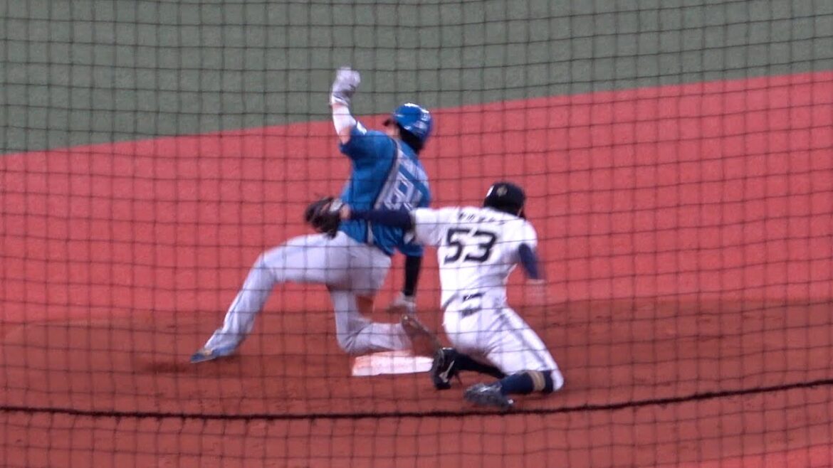 【攻守躍動】完璧にモーションを盗んだ日ハム・田宮裕涼の盗塁