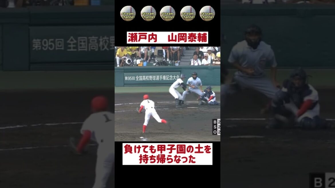 【瀬戸内】山岡泰輔投手のスライダーがキレすぎる！【高校野球】 #甲子園 #甲子園