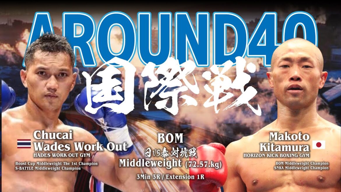 チューチャイ・ハーデスワークアウトvs.喜多村 誠｜4.24 BOM WAVE08　別府・ビーコンプラザ #石井一成 #吉成名高 #ムエタイ #muaythai #rws #k1 #キックボクシング