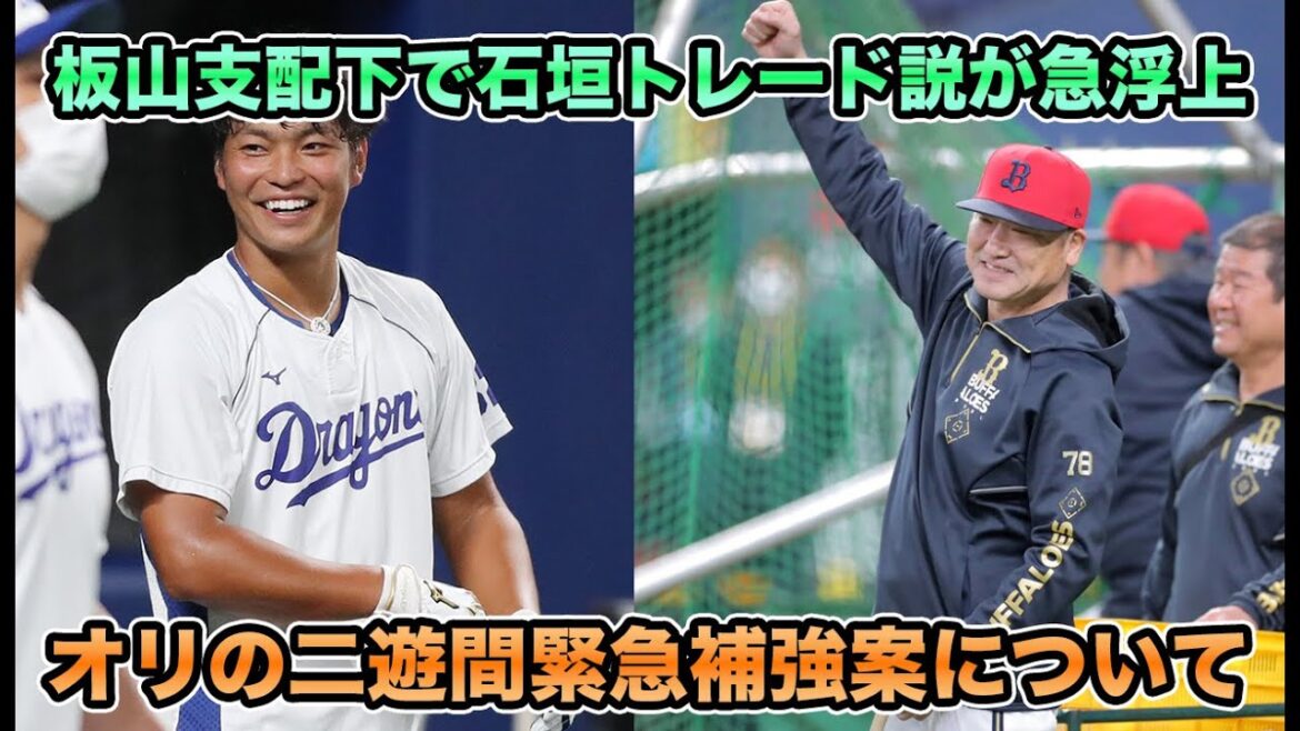 【今季も内野手が足りない】オリックスの二遊間緊急補強案について!! 中日の板山支配下で急浮上する石垣雅海トレード説を考察【オリックスバファローズ】 【今季も内野手が足りない】オリックスの二遊間緊急補強案について!! 中日の板山支配下で急浮上する石垣雅海トレード説を考察【オリックスバファローズ】