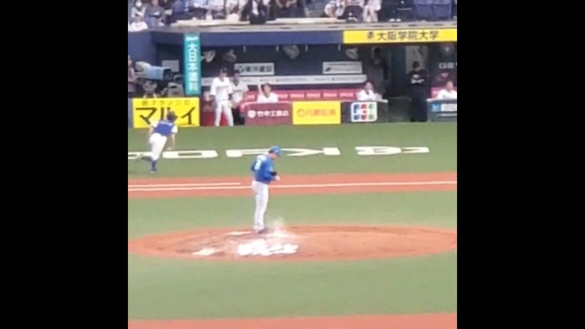 20240412　ｾｯﾄｱｯﾊﾟｰを担う、河野竜生の投球ﾌｫｰﾑ　#shorts　北海道日本ﾊﾑﾌｧｲﾀｰｽﾞ@京ｾﾗﾄﾞｰﾑ大阪･ﾚﾌﾄ外野下段