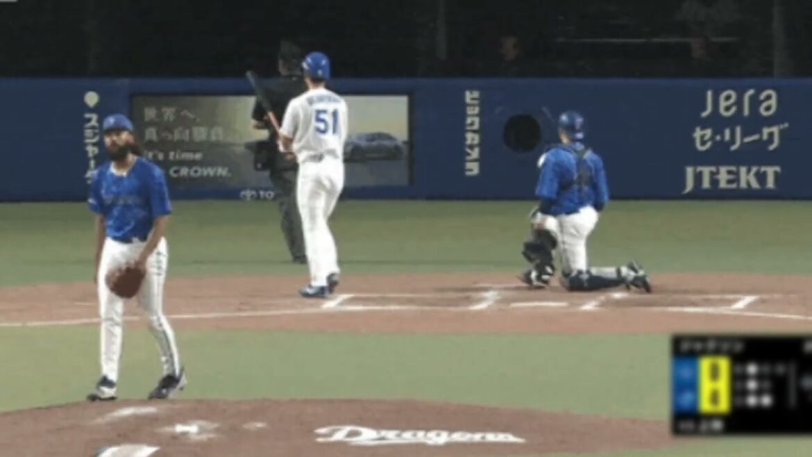 【悲報】中日上林、球審を連続で狙撃