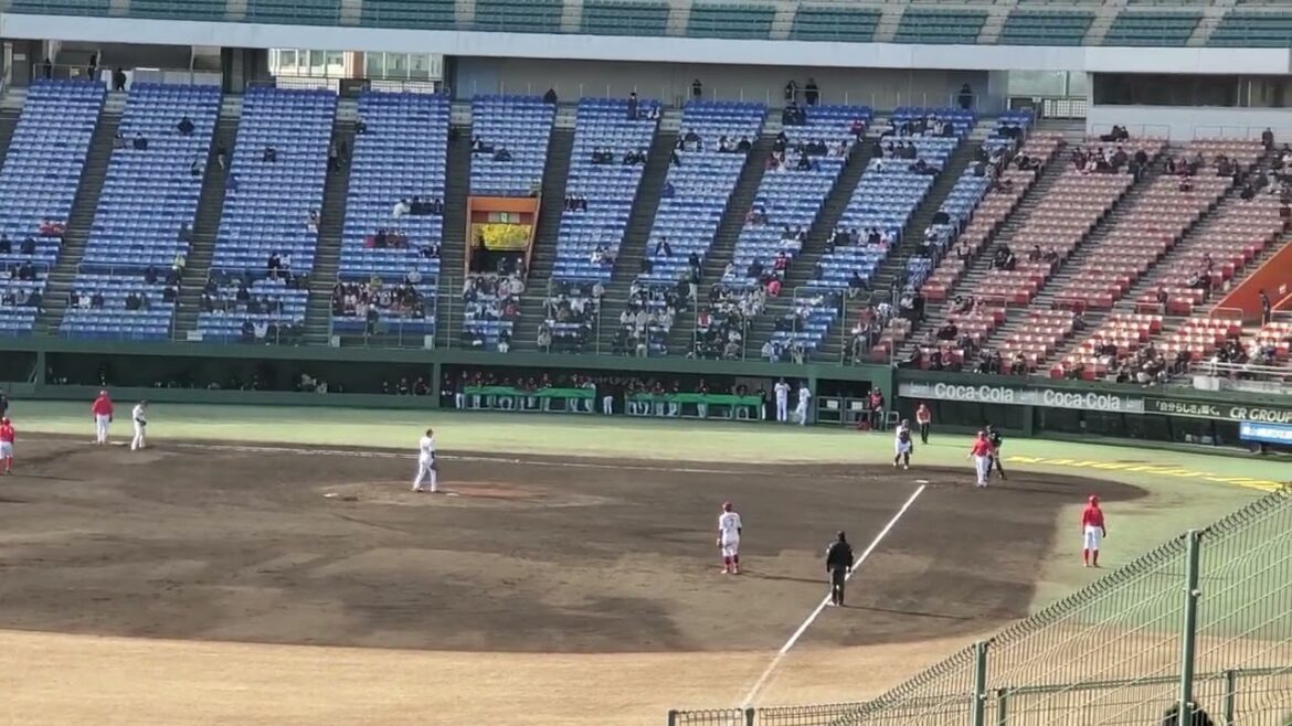 20240301　打者は石原貴規捕手！倉敷に響く【野手汎用 応援歌(ﾌﾟﾛ入り5年目以上)】広島東洋ｶｰﾌﾟ　9回表@倉敷ﾏｽｶｯﾄｽﾀｼﾞｱﾑ･外野ﾚﾌﾄ ｵｰﾌﾟﾝ戦