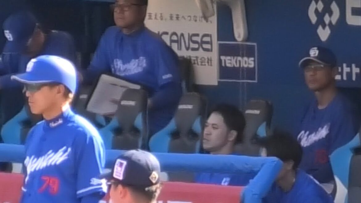 -2024.05.03-【NPB】４回表 三好大倫 絶好機に痛恨のバント失敗!! そのまま懲罰的交代へ 中日ドラゴンズ（vs東京ヤクルト）