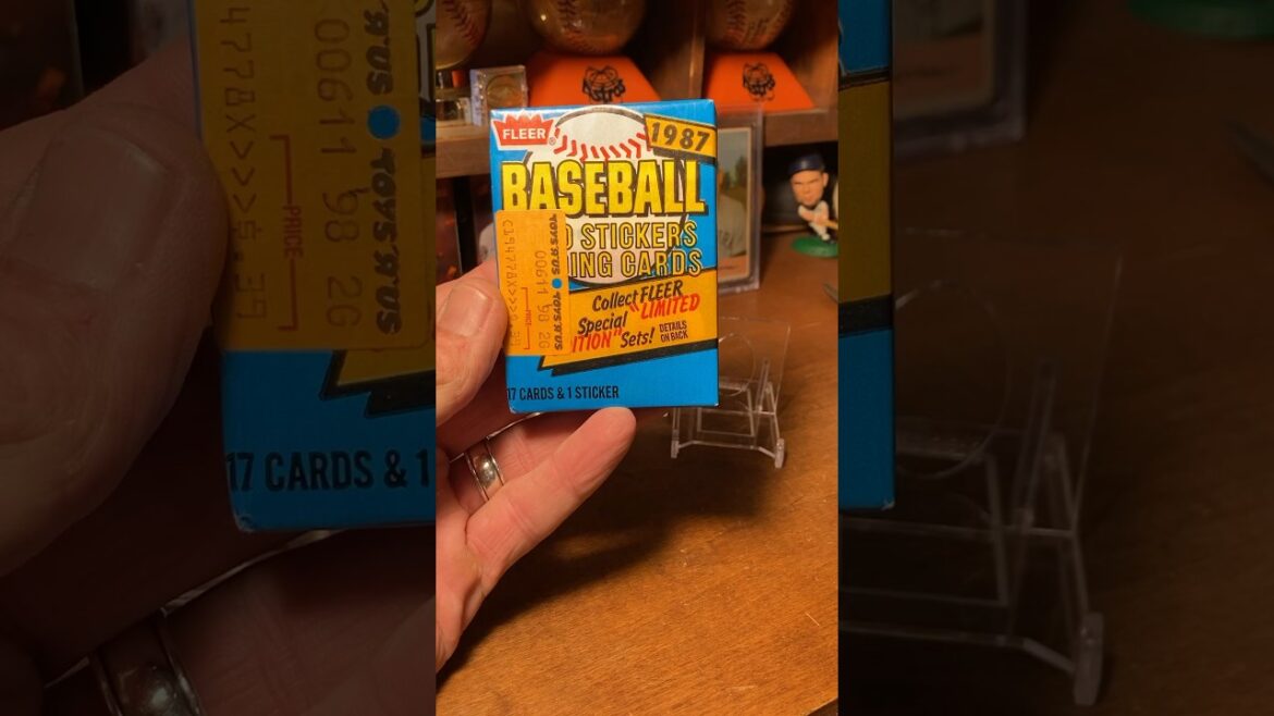1987 #Fleer #baseballcards #junkwax #packopening