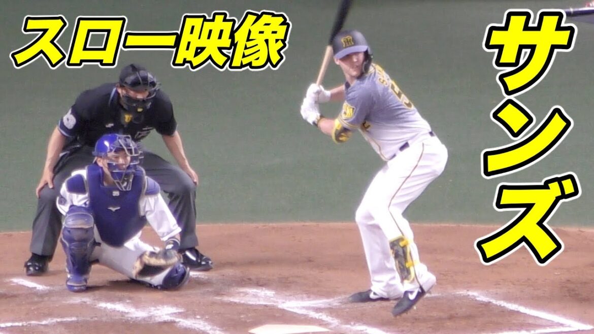サンズをスローモーションでじっくり見る【阪神タイガース 2021年 プロ野球】