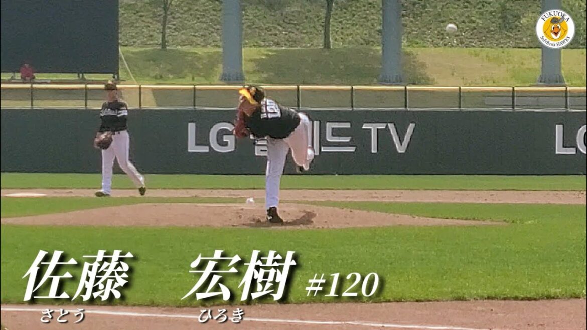 소프트뱅크 호크스 투수 사토 히로키 (佐藤　宏樹)