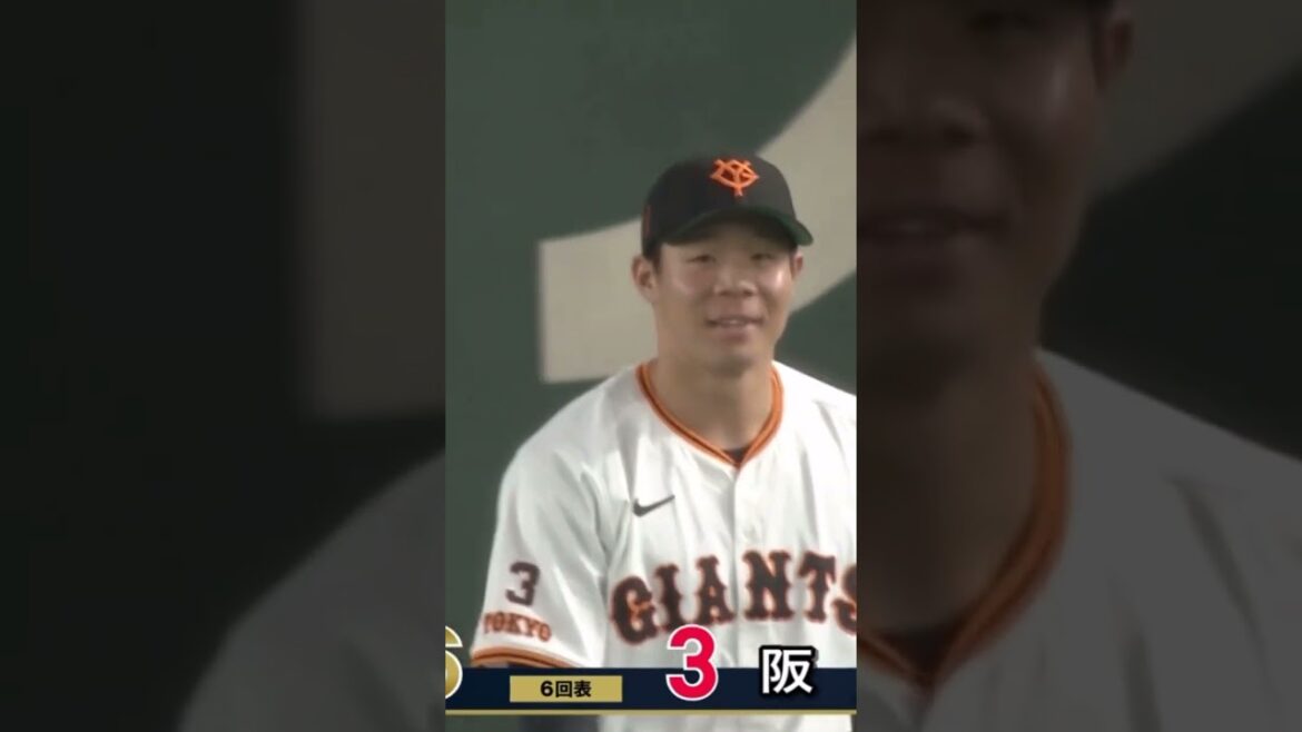 【プロ野球】5月3日糸原健斗のライナーを佐々木俊輔がキャッチ出来ずタイムリーとなる#プロ野球 #読売ジャイアンツ #阪神タイガース #佐々木俊輔 #糸原健斗