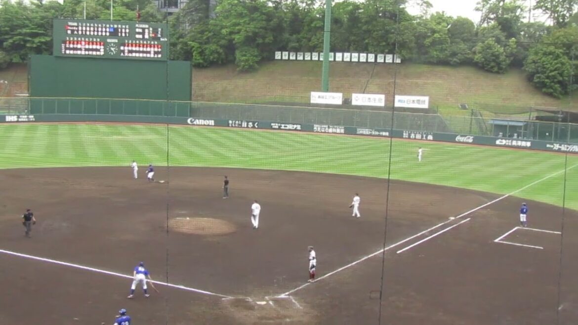 【巨人】小沼健太 レフト方向へヒヤッとする当たりも何も鈴木大和の守備範囲2024年4月27日 読売ジャイアンツ3軍 対 Honda