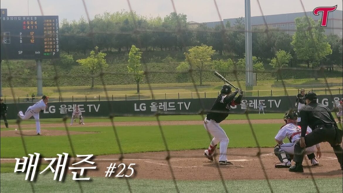 LG 트윈스 배재준 vs 소프트뱅크 호크스 이시즈카 소이치로 (石塚　綜一郎)