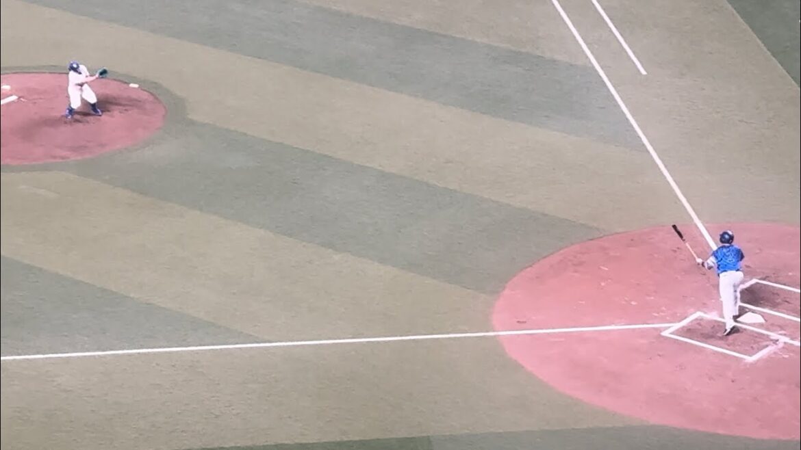 牧秀悟 先制タイムリーヒットは投手強襲安打 小笠原慎之介　横浜DeNAベイスターズ 中日ドラゴンズ 2024年4月30日 バンテリンドームナゴヤ