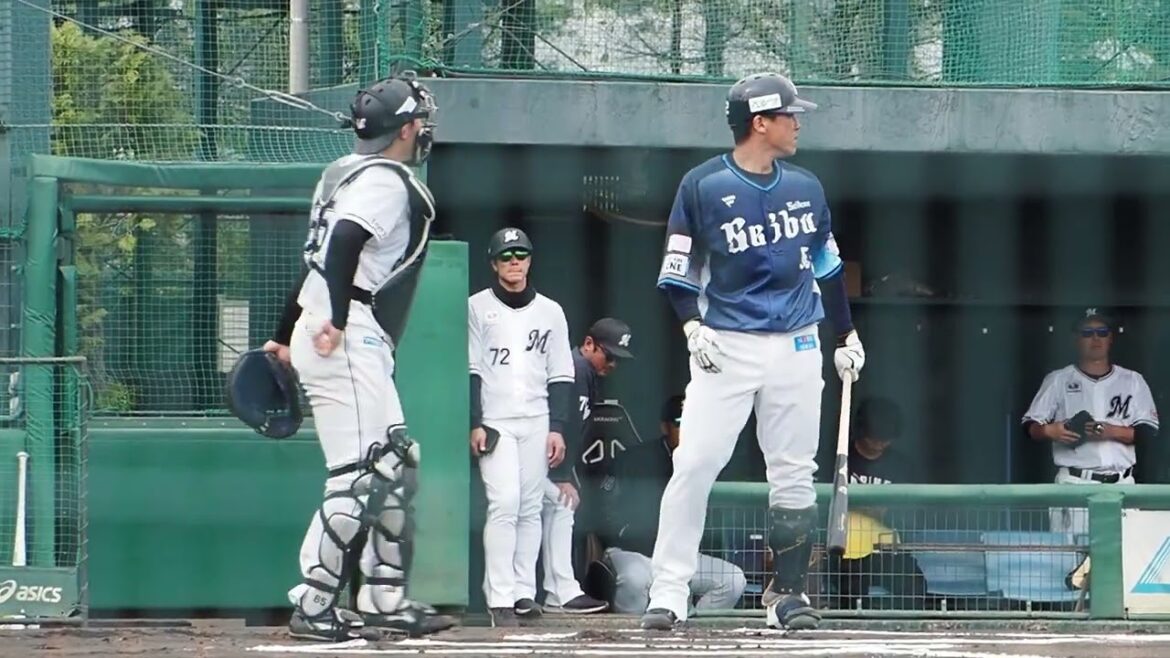 2024.04.06 千葉ロッテ-埼玉西武(ロッテ浦和) 陽川尚将 打席シーン