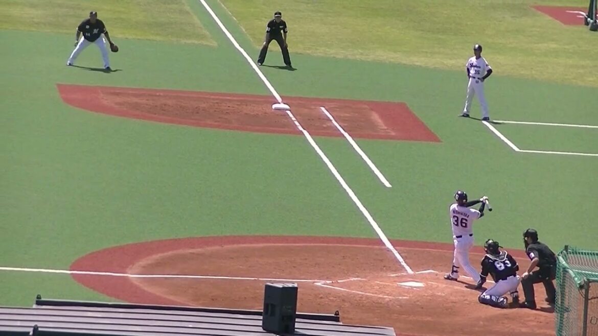 西村瑠伊斗を三振にとる二木康太【ヤクルトスワローズ対 千葉ロッテマリーンズ イースタン2024年4月19日】