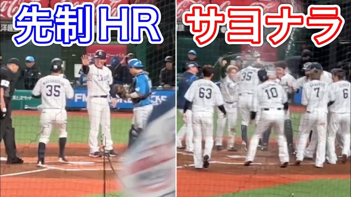 【2本まとめて】若林楽人 チーム全打点となる先制ホームランとサヨナラHR!【西武3-1日本ハム】2024/5/1 【2本まとめて】若林楽人 チーム全打点となる先制ホームランとサヨナラHR!【西武3-1日本ハム】2024/5/1