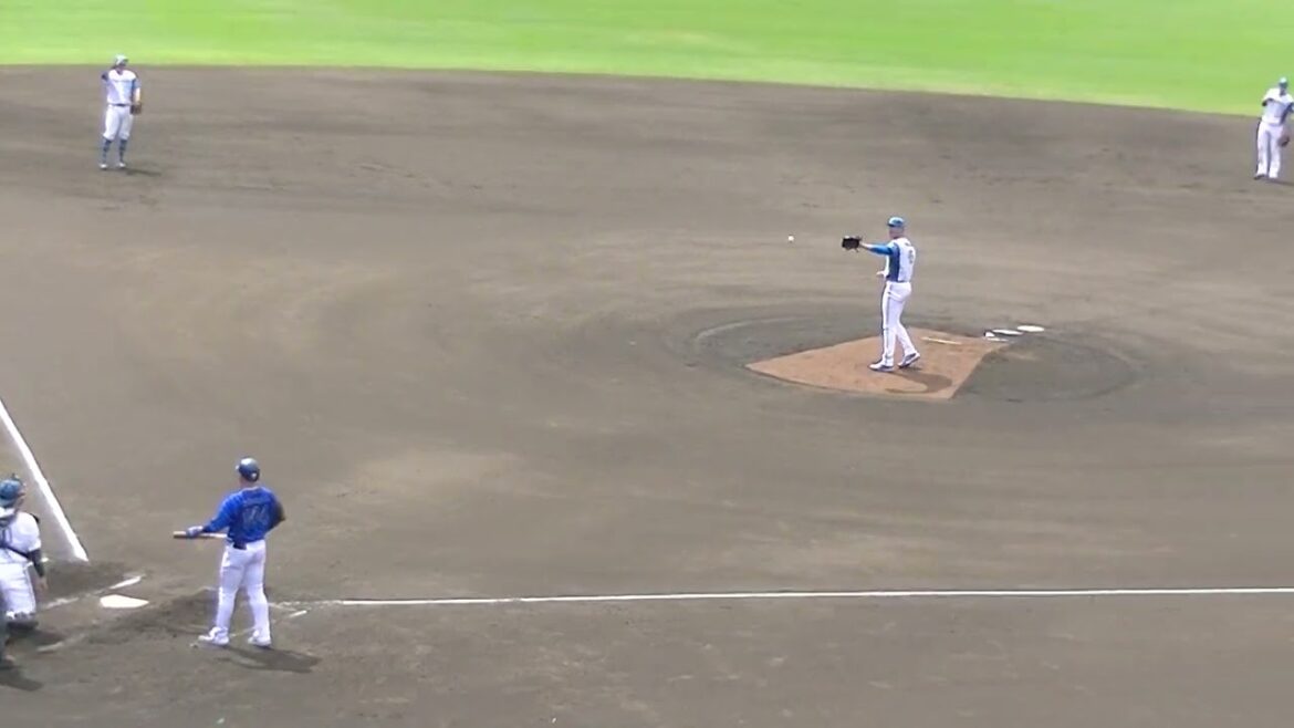 ピンチで小深田大地をセカンドゴロにバーヘイゲン【日本ハムファイターズ対 横浜DeNAベイスターズ2024年5月8日】