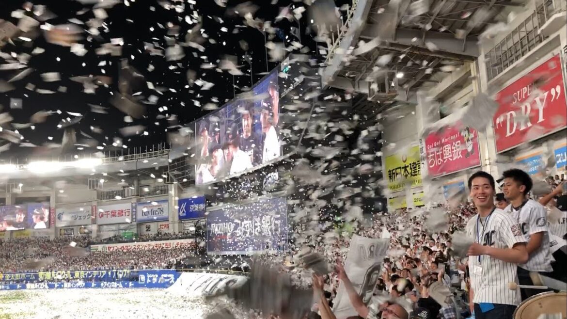 福浦和也引退試合 圧巻の紙吹雪&福浦和也応援歌 2019/9/23 ロッテ vs ファイターズ #chibalotte 福浦和也引退試合 圧巻の紙吹雪&福浦和也応援歌 2019/9/23 ロッテ vs ファイターズ #chibalotte