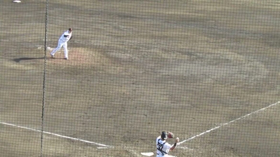 【ジャイアンツ】馬場皐輔の投球フォーム2024年4月16日 イースタンリーグ読売ジャイアンツ 対 日本ハムファイターズ