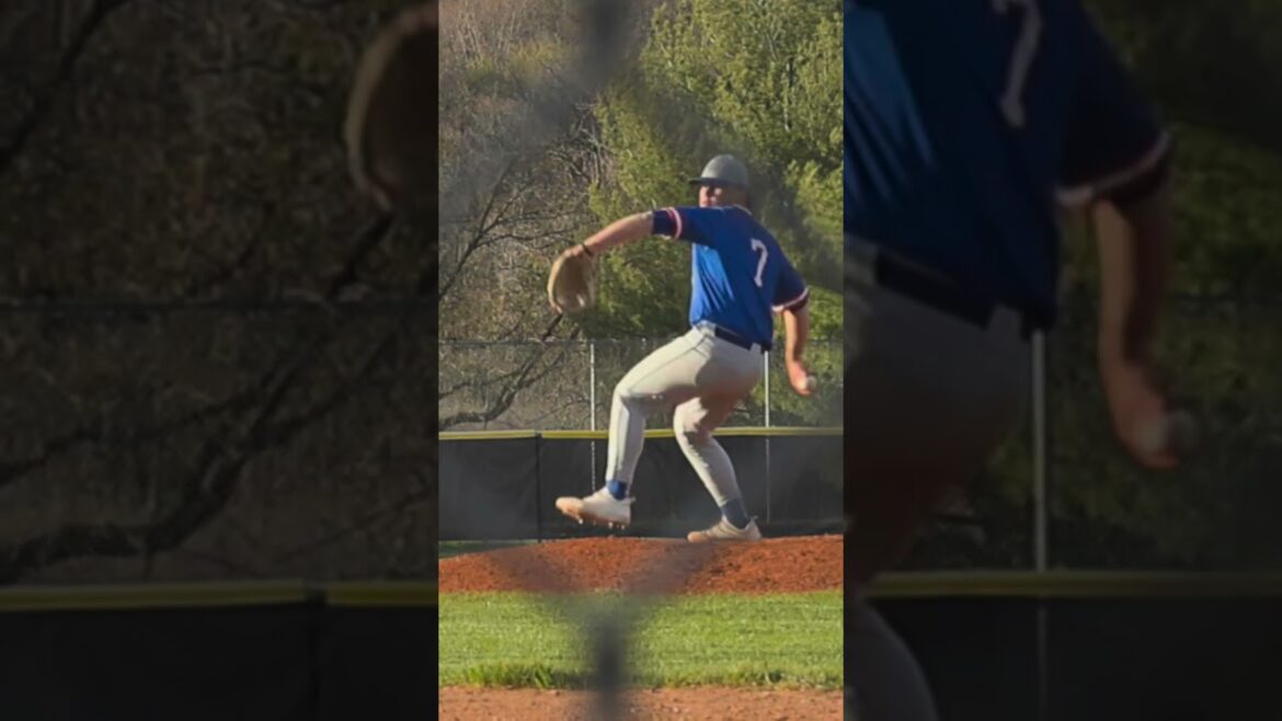 Janesville Craig's Tyler Horkan with the Backwards K #varsitysports #highschoolbaseball #sports