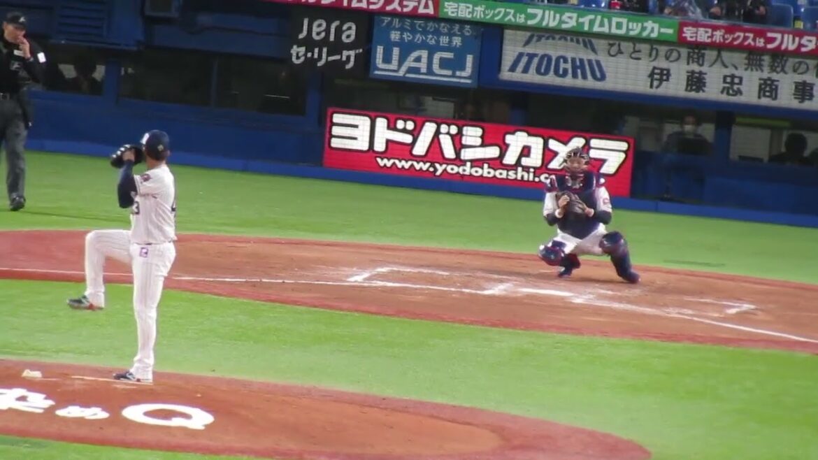 スワローズ高橋奎二ピッチングフォーム2024年4月11日