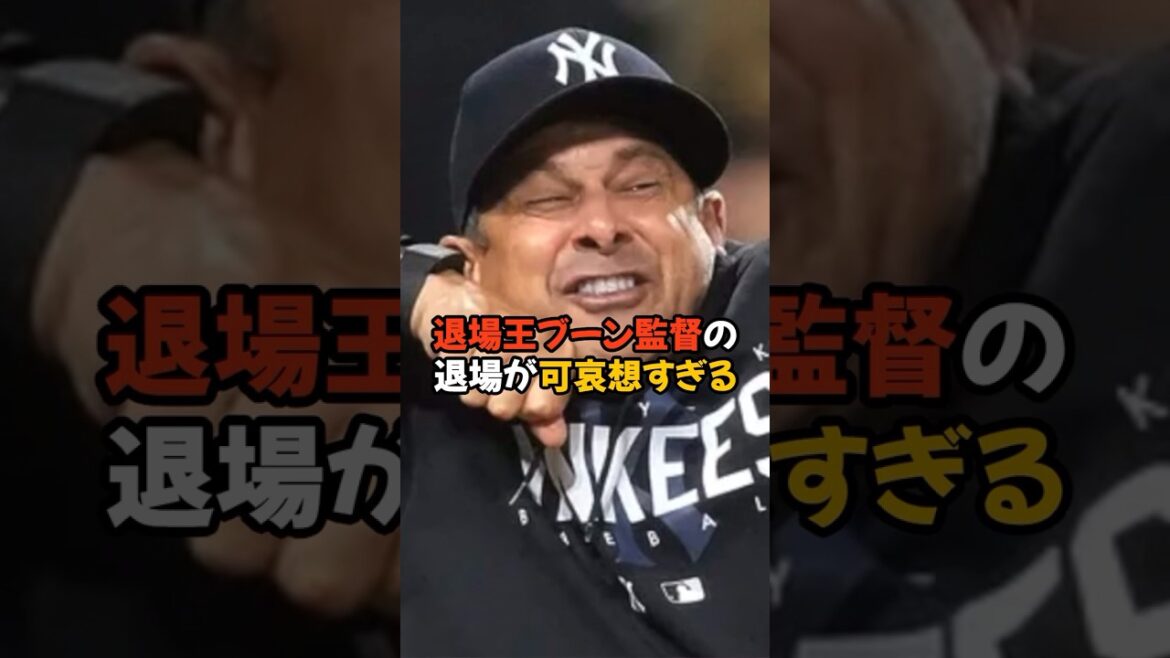 審判の間違いで退場となったブーン監督が可哀想すぎてヤバい...