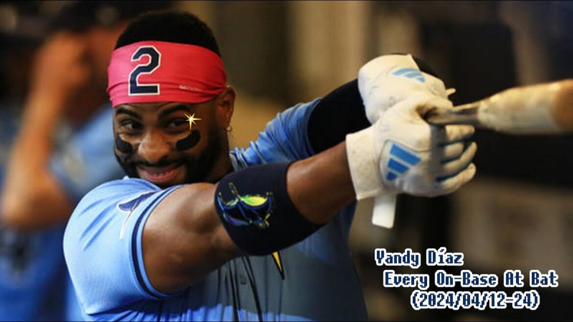 【そろそろ頼むぞ】ヤンディ・ディアス 全出塁打席ダイジェスト(2024/04/12-24)/Yandy Díaz's Every On-Base At Bat(2024/04/12-24)