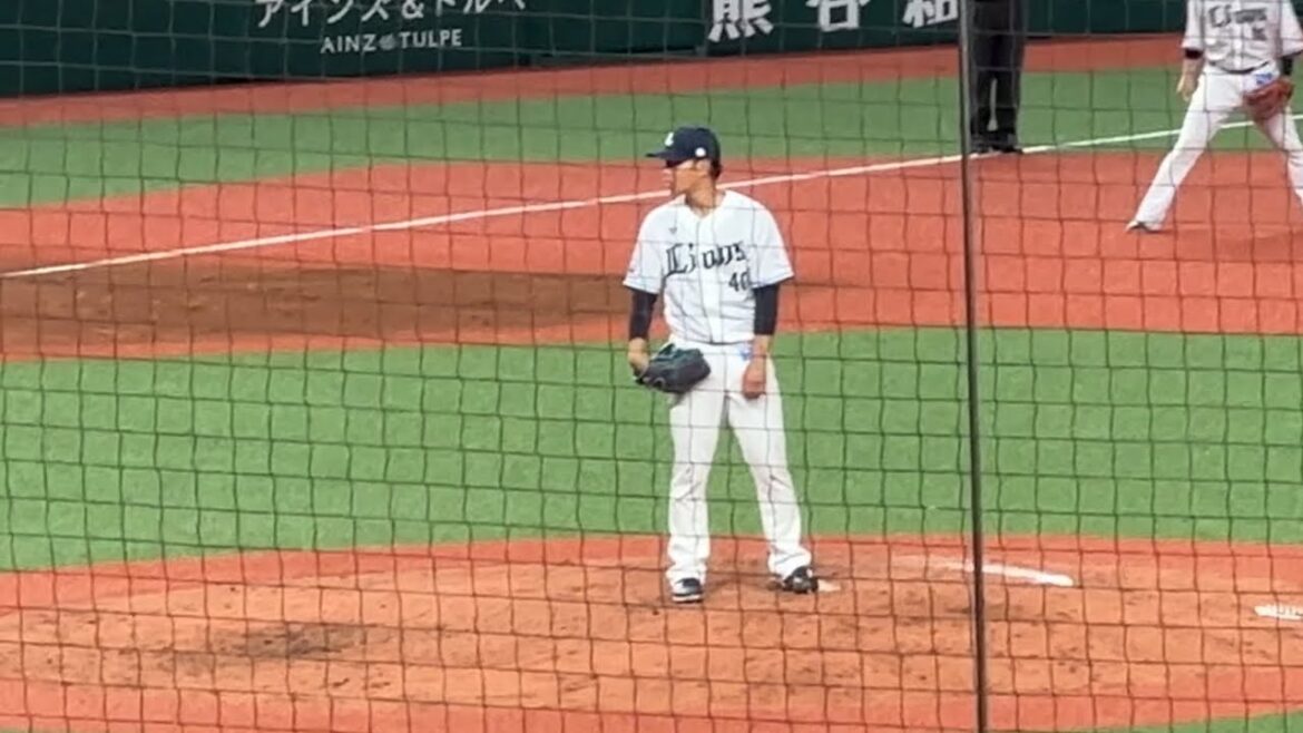 【次のイニングは4点取られますが…】浜屋将太 今季一軍初登板！ 3球でピンチを(なんとか)切り抜ける【西武vs楽天】2024/5/10