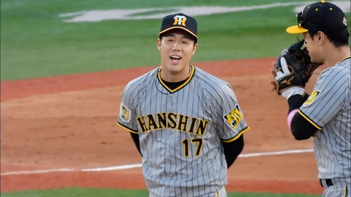 【判定にブチギレ】際どいコースをボールに判定されマウンド上で不快なリアクションをとる青柳。ベンチに戻る際に球審を睨みつける 2024.5.10