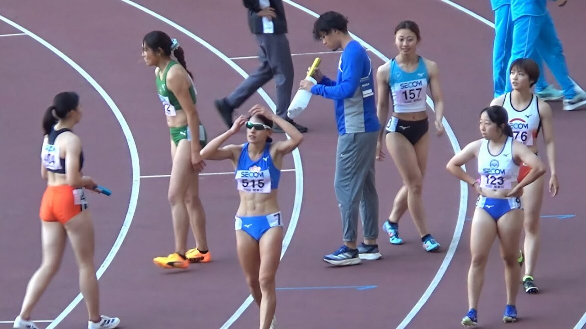 決勝 女子リレー 4x100m 関東インカレ陸上2024 決勝 女子リレー 4x100m 関東インカレ陸上2024