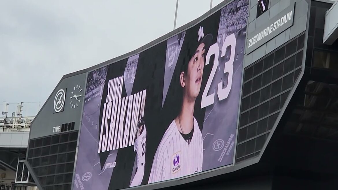 【ファンからの大歓声！】音楽の切り替わりがイケてる！代打石川慎吾のシーン