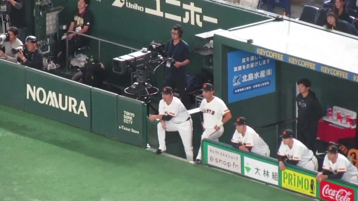 高梨雄平を応援する逆転された西舘勇陽や先発の山﨑伊織＜読売ジャイアンツ 対 ヤクルトスワローズ 2024年4月30日＞