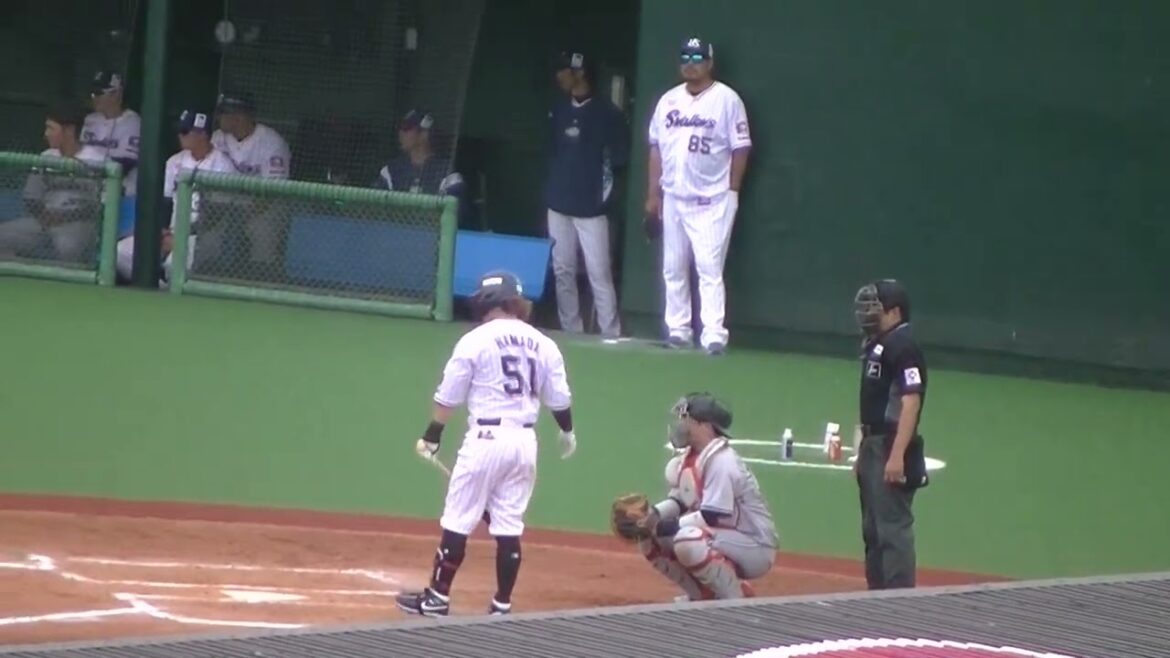 【スワローズ】濱田太貴のバッティングフォームとスイング＜2軍・ヤクルトスワローズ対 読売ジャイアンツ  2024年5月6日＞