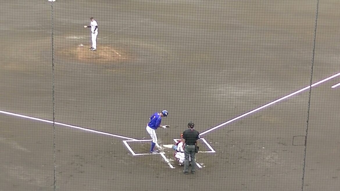 木下幹也〜金城外野守備コーチの息子 金城飛龍を打ち取るもHONDA小口にヒットを打たれる（読売ジャイアンツ対HONDA2024年4月27日 練習試合）