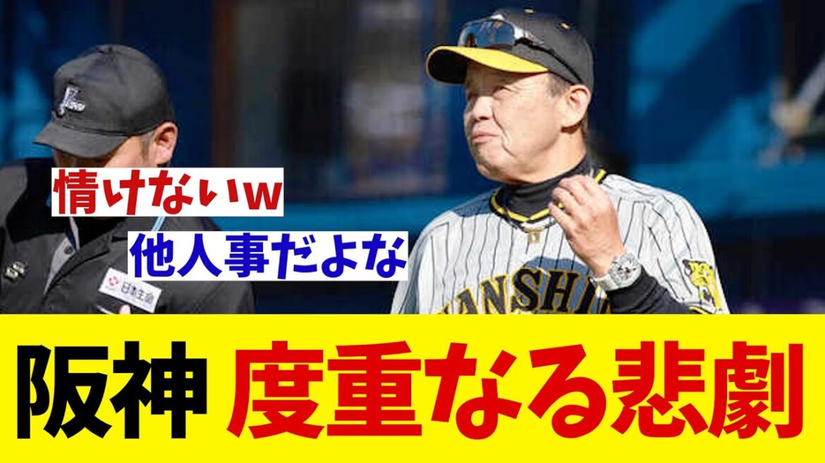 阪神　ショック連発にファンは耐えられない！？【野球情報】【2ch 5ch】【なんJ なんG反応】